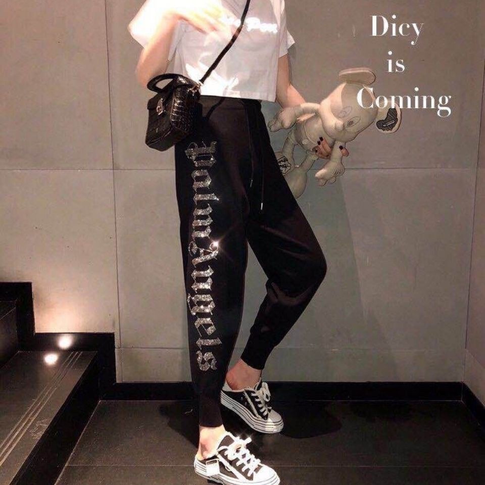 2021 2021#Bright กางเกงวอร์มขายาว ทรงตรง ทรงหลวม สําหรับสตรี 2021 0808