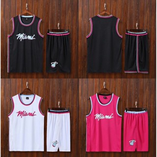 เสื้อกีฬาบาสเก็ตบอล ลายทีม NBA Miami Heat City Jersi สําหรับผู้ใหญ่