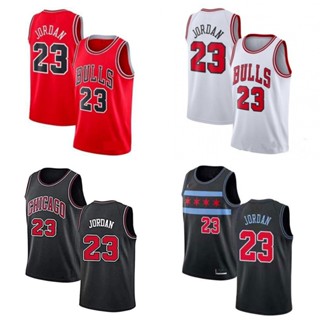 เสื้อกีฬาบาสเก็ตบอล ปักลาย Chicago Bulls Michael Jordan 23