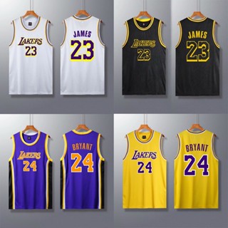 เสื้อกีฬาบาสเก็ตบอล Lakers Kobe Bryant 24 Jersey James 23 แฟชั่นฤดูร้อน สําหรับผู้ชาย