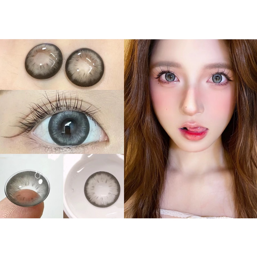 (2023.Nov.1st)yysshou Series คอนแทคเลนส์ ขนาดใหญ่ 14.50 มม. (เกรด 0-8.00) สีเทา