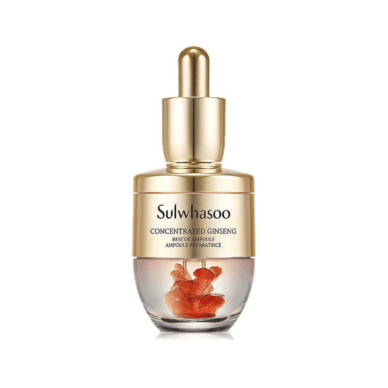 [โปรโมชั่น 1-3 ก.พ.] SULWHASOO Concentrated Ginseng Rescue Ampoule 20g. โซลวาซู แอมพูล เซรั่มเข้มข้น ฟื้นบำรุงและปลอบประโลมผิวของคุณแบบเร่งด่วน เพิ่มความยืดหยุ่นให้ผิว ลดเลือนริ้วรอย ผิวกระชับ รูขุมขนกระชับ