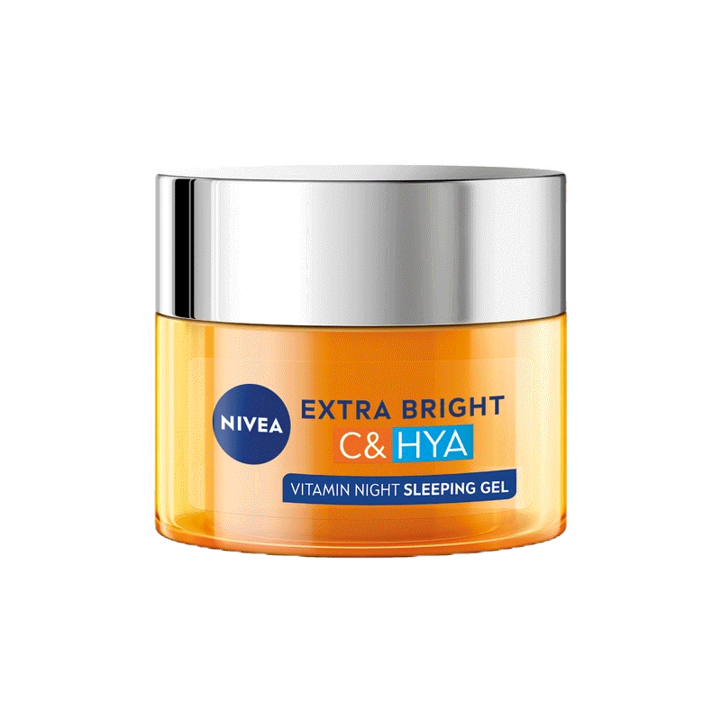 นีเวีย® เอ็กซ์ตร้า ไบรท์ ซี แอนด์ ไฮยาวิตามิน ไนท์ สลีปปิ้ง เจล 50 มล. NIVEA