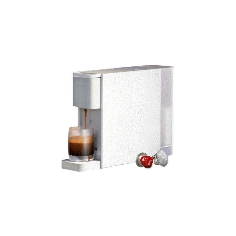 Xiaomi capsule Coffee machine เครื่องชงกาแฟแคปซูล เครื่องทำกาแฟ น้ำหนักเบาและเล็กกะทัดรัด ความกว้างด้านหน้าเพียง 8.5 CM