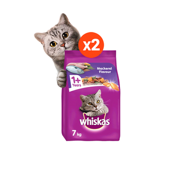 โปรโมชั่น : WHISKAS วิสกัส อาหารแมว ชนิดแห้ง แบบเม็ด – อาหารแมว สูตรแมวโต แพ็ก 2 7 กก.
