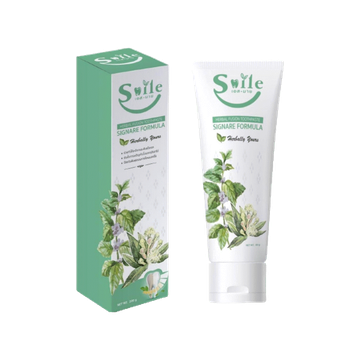 [ล้างสต็อค] S Mile Herbal Toothpast เอส มาย เฮอร์เบิล ยาสีฟัน สมุนไพร สูตรดั้งเดิม [80 g.] [1 กล่อง]