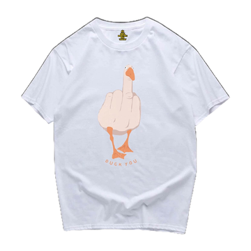 (พร้อมส่งเสื้อเฮีย) เสื้อ DUCK YOU ผ้าCotton 100% มีสองสี ส่งไววันต่อวันจ้า