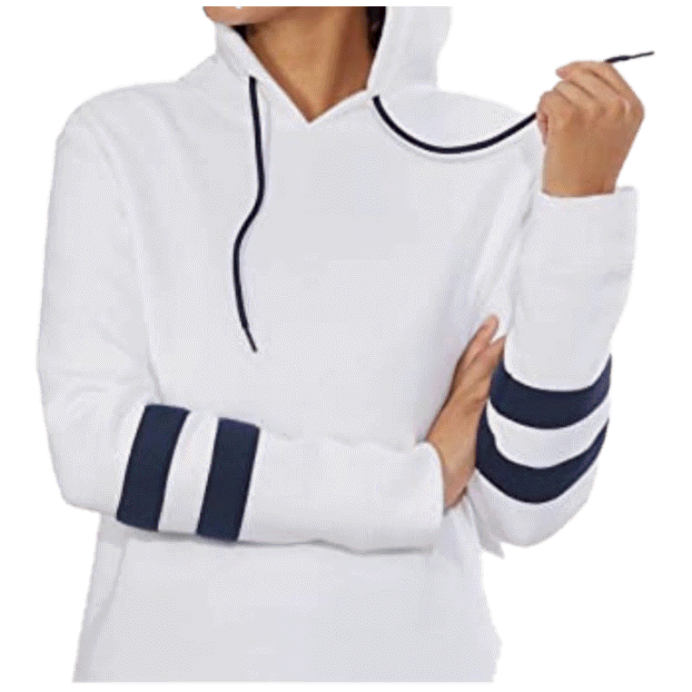 Nautica Womens Fleece Lined Pullover Sweater Hoodie🥼