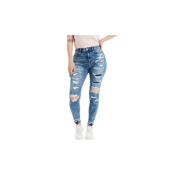 American Eagle Ne(X)t Level Curvy High-Waisted Jegging กางเกง ยีนส์ ผู้หญิง เคิร์ฟวี่ เจ็กกิ้ง เอวสูง(ความยาวแบบสั้น)( WJCU WJHI WJJE 043-2267-977)