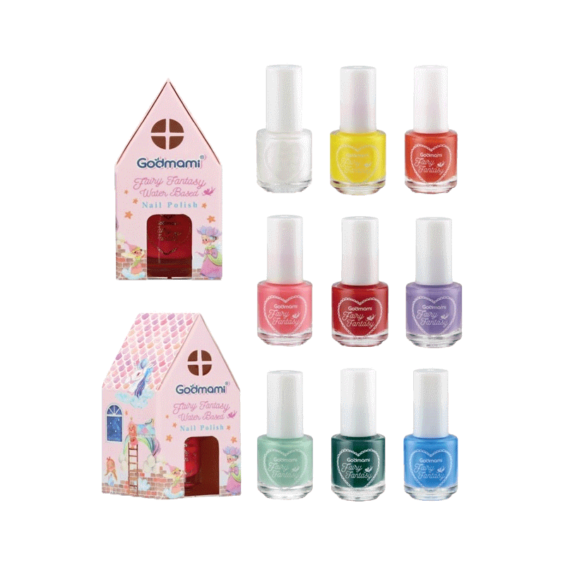 [ใหม่]Godmami สีทาเล็บเด็กสูตร 2 in 1 สามารถลอกได้ ปราศจากสารเคมีอันตราย ติดทนกว่าเดิม