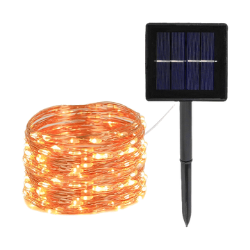 โปรโมชั่น : ไฟ แต่งสวน ไฟแต่งต้นไม้ B-HOME ไฟ คริสมาส โซล่าเซล 10 เมตร ไฟกระพริบ Solar LED Light ใช้พลังงานแสงอาทิตย์
