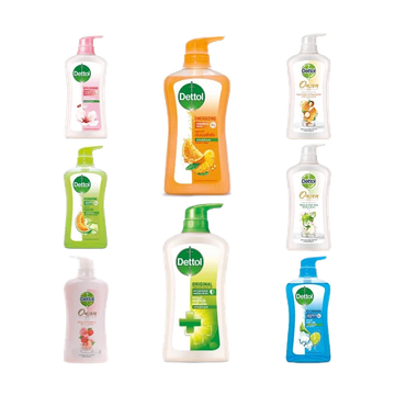 Dettol - เดทตอล ครีมอาบน้ำ เจอลอาบน้ำ แบบขวดปั๊ม 500 ml. หลายสูตร พร้อมส่ง