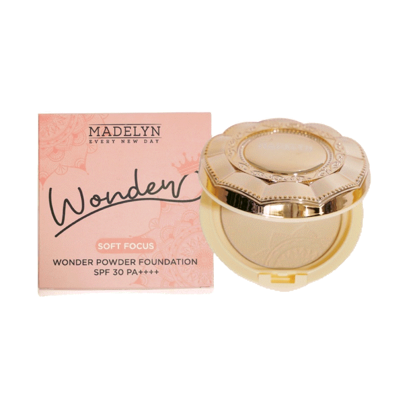 [ ลด45.-ใส่โค้ด 998DCSQ ] Madelyn Wonder Powder Foundation SPF 30 PA++++ แป้งหน้าเด้ง นวัตกรรม Soft Fo