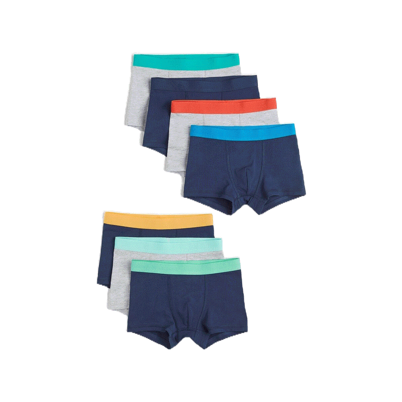 H&M กางเกงบ็อกเซอร์ขาสั้นแพ็ค 7 ชิ้น Boy 7-pack boxer shorts 0748516