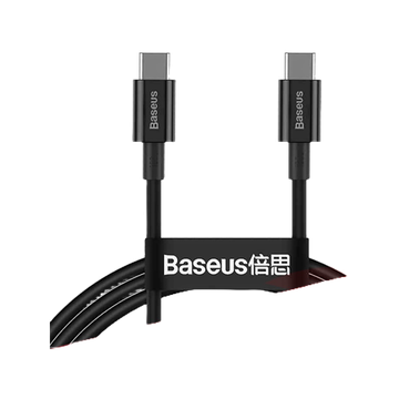 โปรโมชั่น : ถูกแท้Baseus สายชาร์จ USB-C PD QC4.0 100W 5A ชาร์จด่วน Type-C to Type C มี E-Marker ยาว 1-2 เมตร