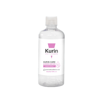 kurin care alcohol Refill ขนาด 450ml. แอลกอฮอล์ 70% สูตร BLOSSOM ให้ความชุ่มชื้นและแห้งเร็ว (สบู่ล้างมือและเจลล้างมือ)