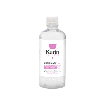 kurin care alcohol Refill ขนาด 450ml. แอลกอฮอล์ 70% สูตร BLOSSOM ให้ความชุ่มชื้นและแห้งเร็ว (สบู่ล้างมือและเจลล้างมือ)