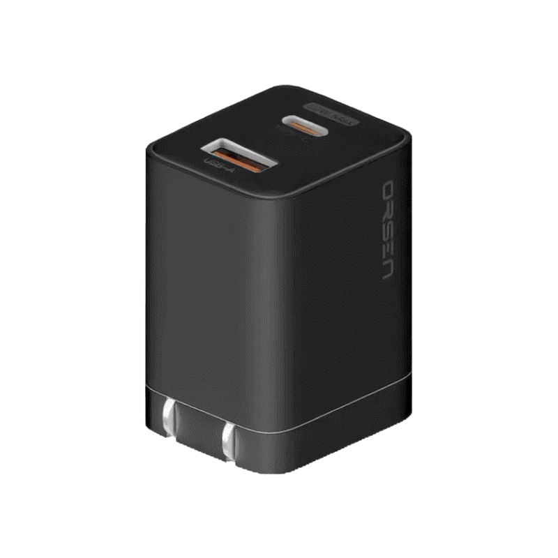 Eloop Orsen C10 หัวชาร์จเร็ว 2 พอร์ต Type-C & USB-A 30W PD3.0 Adapter สำหรับ โทรศัพท์มือถือ แท็บเล็ต