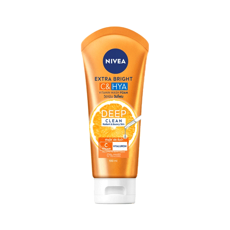 [ขายดี ส่งฟรี] นีเวีย เอ็กซ์ตร้า ไบรท์ ซี แอนด์ ไฮยาวิตามิน C&Hya Face 1 ชิ้น NIVEA