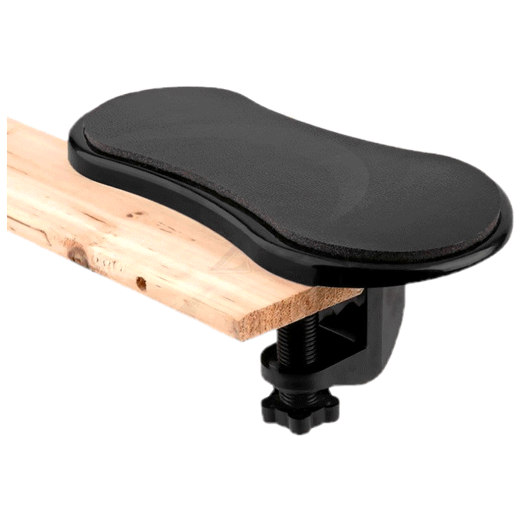 โปรโมชั่น : พร้อมส่งจากไทย ที่พักแขน ที่วางแขนเล่นคอม รับน้ำหนักดี รุ่น Standard สีดำ ติดตั้งง่าย ไม่ต้องเจาะโต๊ะ