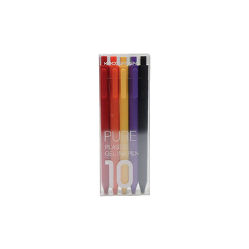 KACO - คาโก้ ปากกาหมึกเจล ปากกาเจลหมึกสีตามด้าม รุ่น Pure Mixed Colour 0.5 mm.
