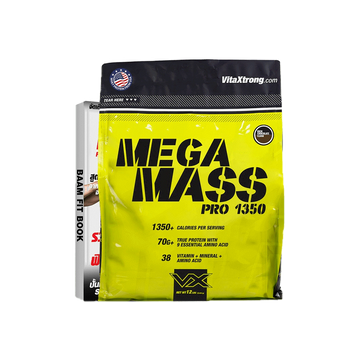 VITAXTRONG MEGA MASS PRO WHEY PROTEIN 1350 ขนาด 12 LBS เพิ่มน้ำหนัก เพิ่มกล้ามเนื้อ