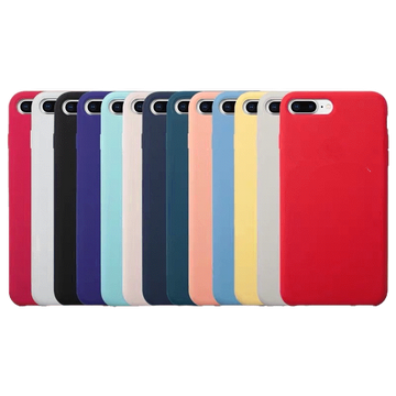Cเคสใช้สำหรับไอโฟนใช้สำหรับ iPhone 6/6s + 7 8 P+ puls case ซิลิโคน,สามารถลบรอยเปื้อนของสีได้ 6 6S 7 8+ เคสซิลิโคน