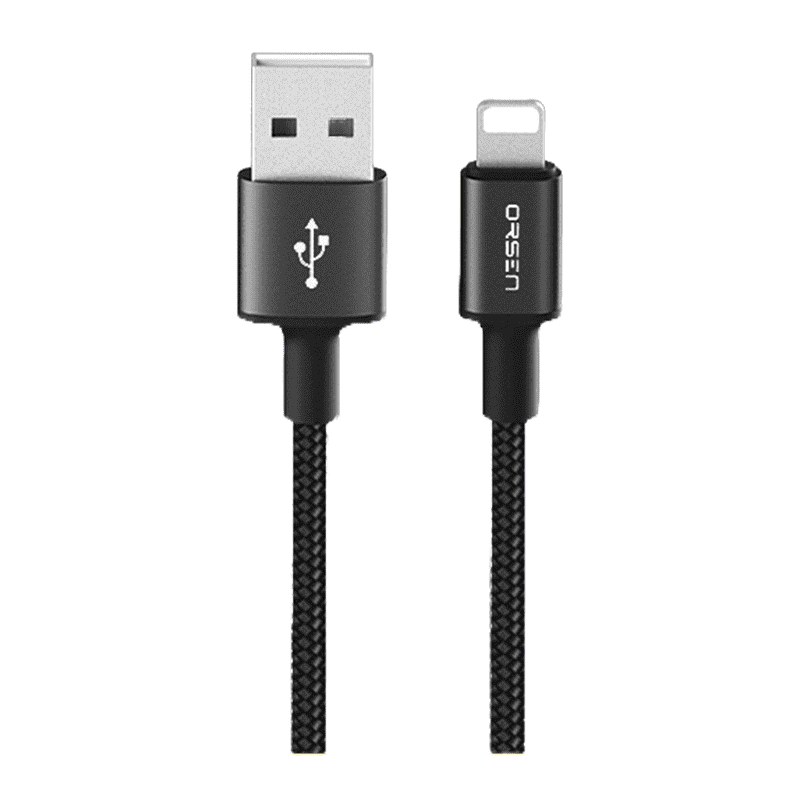 Eloop S9L สายชาร์จ 2.1A USB to LN สายไนลอนถัก ทนทาน แข็งแรง สําหรับชาร์จโทรศัพท์มือถือ