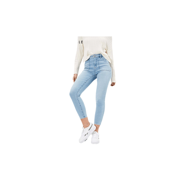 American Eagle Ne(X)t Level Super High-Waisted Jegging Crop กางเกง ยีนส์ ผู้หญิง เจ็กกิ้ง ครอป เอวสูง( WJCR 043-3132-548)