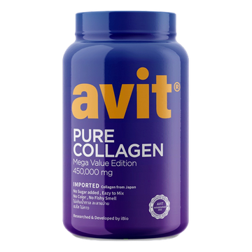 ใหม่ บำรุงเข่า ข้อกระดูก เข่าเสื่อม Avit Collagen Pure 450,000mg เพียว คอลลาเจนไดเปปไทด์ นำเข้าจากญี่ปุ่น เกรดพรีเมี่ยม