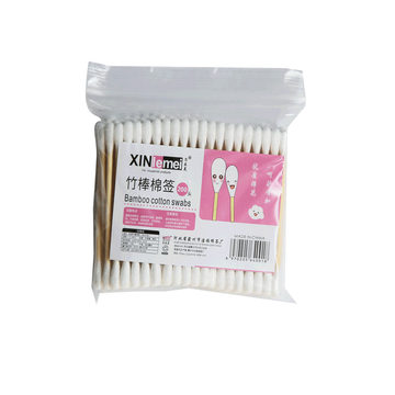 【พร้อมส่ง】HOMUHOME สำลีก้าน100 ก้าน/ห่อ คอตตอนบัด สำลีปั่นหู สำลี Cotton Swab E60