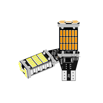 Iusiu CANBUS T15 ไฟเลี้ยว ไฟถอยหลัง LED W16W 921 920 912 45SMD 4014 สําหรับรถจักรยานยนต์ DC12V