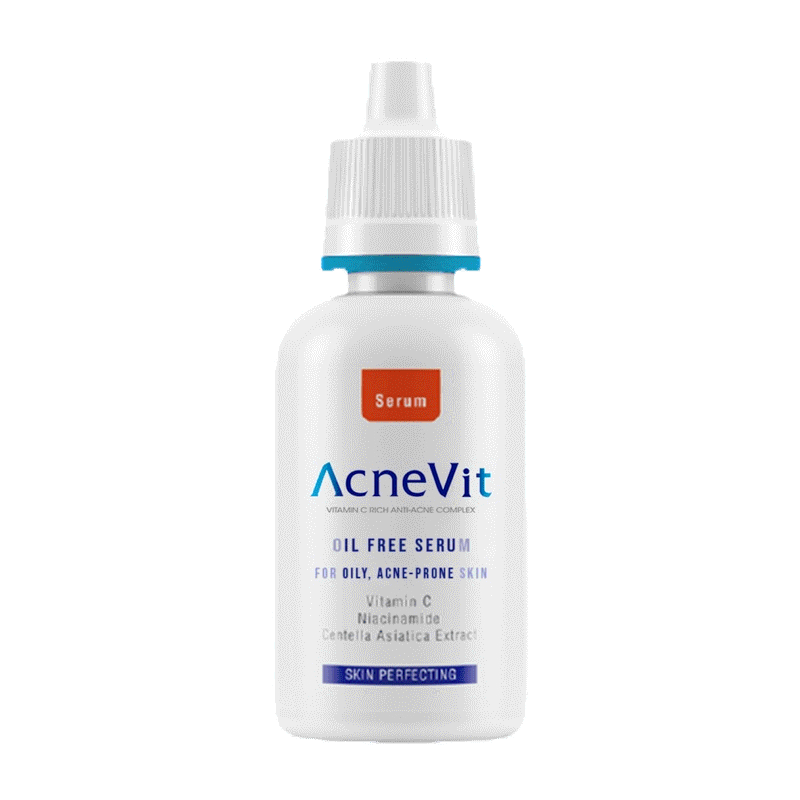 AcneVit Oil Free Serum For Olly (สยบทุกปัญหาสิวอย่างอ่อนโยน จบได้ในขวดเดียวไม่กลับมาเป็นสิวซ้ำ),Acne-Prone Skin ()30ml