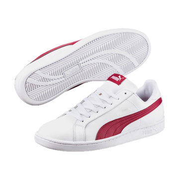 PUMA SPORT CLASSICS - รองเท้ากีฬา Smash Leather สีขาว - FTW - 35672223