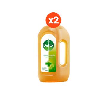 Dettol(เดทตอล) น้ำยาฆ่าเชื้อโรค ไฮยีน มัลติ-ยูส ดิสอินแฟคแทนท์ 1200 มล. (2ขวด)