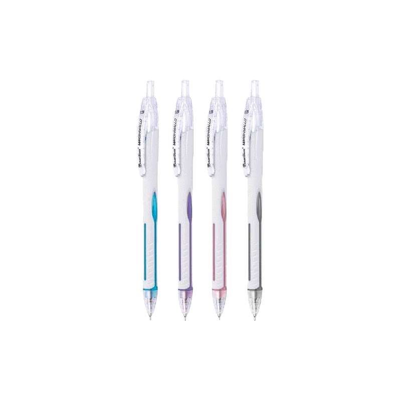 Quantum - ควอนตั้ม ปากกาลูกลื่น ปากกาน้ำเงิน รุ่น มาร์ชเมลโล่ 0.29 ด้ามคละสี