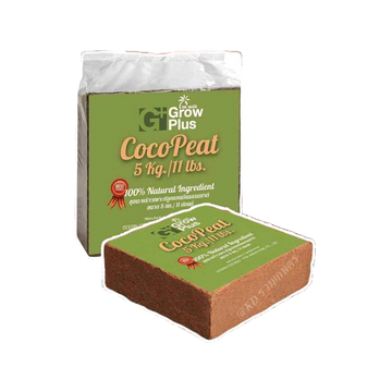 ขุยมะพร้าว Coco Peat ขุยมะพร้าวอัดก้อน ขนาด 800 กรัม 1 KG แช่นำ้แล้วได้ขุยมะพร้าว 70-75 ลิตร ไม่ต้องล้างสารเทนนิล
