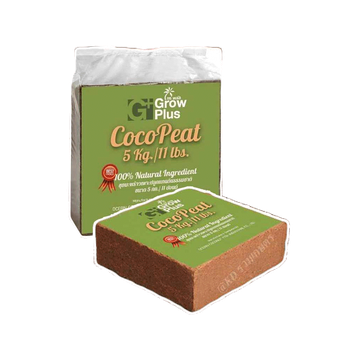 ขุยมะพร้าว Coco Peat ขุยมะพร้าวอัดก้อน ขนาด 800 กรัม 1 KG แช่นำ้แล้วได้ขุยมะพร้าว 70-75 ลิตร ไม่ต้องล้างสารเทนนิล