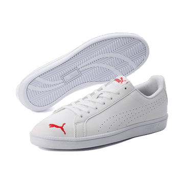 PUMA BASICS - รองเท้าผ้าใบ PUMA Smash Cat Perf สีขาว - FTW - 38779601