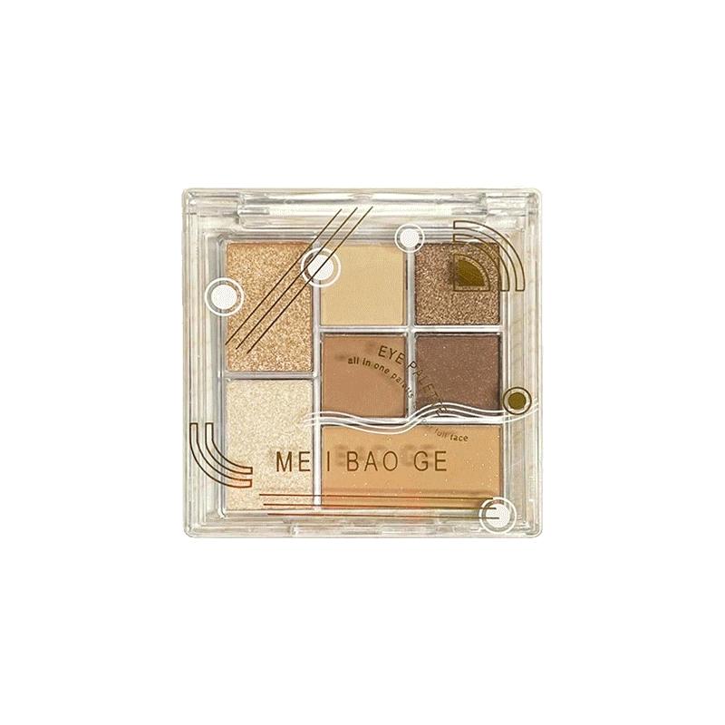 อายแชโดว์ อายแชโดว์พาเลท พาเลตอายแชโดว์กันน้ำ เนื้อใยไหม ประกายชิมเมอร์ Eyeshadow 7สี เตรียมจัดส่งสินค้า