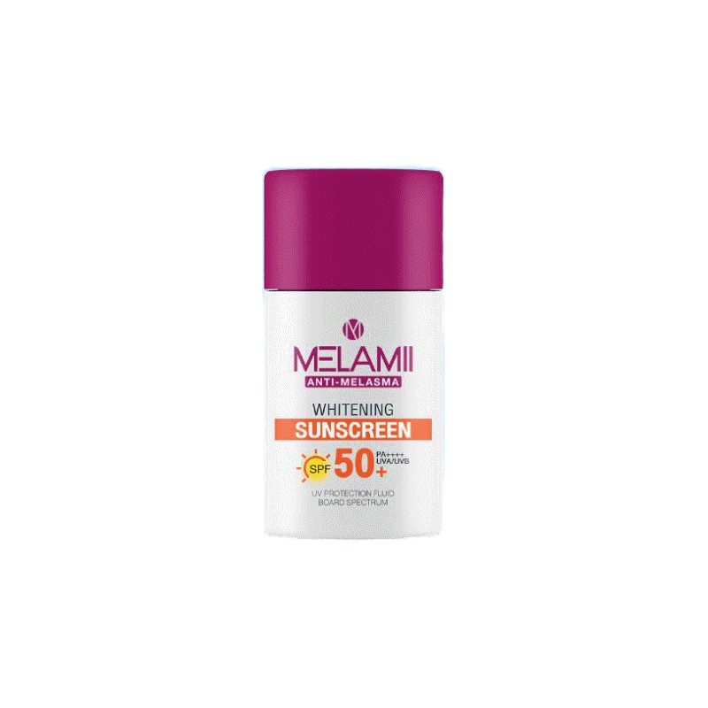 [ส่งฟรี] MELAMII Whitening Sunscreen 30ml. แถมฟรี ครีมทาฝ้า Melamii 3g