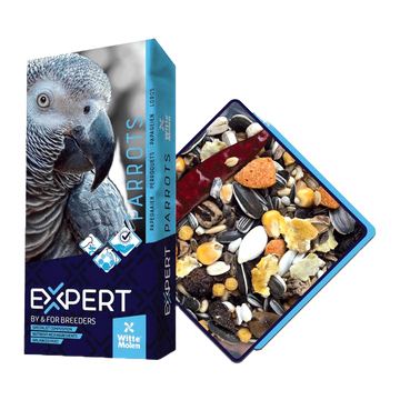 Expert อาหารนก เกรดพรีเมี่ยม สำหรับนกแก้วขนาดกลาง - ใหญ่ Witte Molen xcode 000 (แบ่งขาย 500g / 1kg)