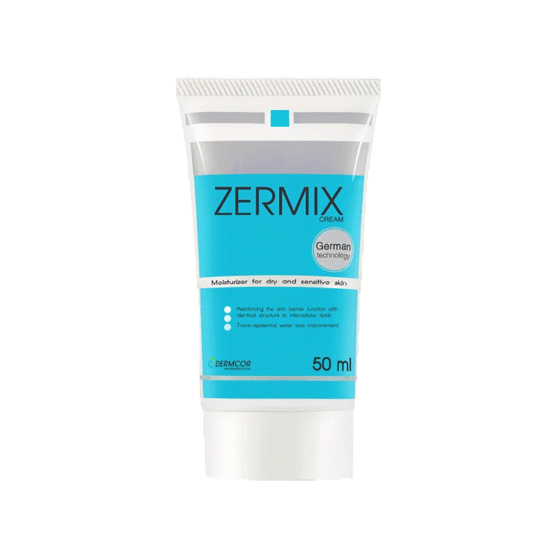 ZERMIX Cream 50ml. เซอร์มิกซ์ ครีม มอยส์เจอไรเซอร์ บำรุงผิวหน้าสำหรับผิวแห้ง สูตรเซราไมด์เข้มข้นจากเยอรมัน (มอยส์เจอร์)