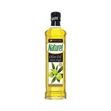 เนเชอเรล น้ำมันมะกอกเอ็กซ์ตร้าเวอร์จิ้น ชนิดขวด 500 มิลลิลิตร x1 Naturel extra virgin olive oil 500 ml x 1 bottle