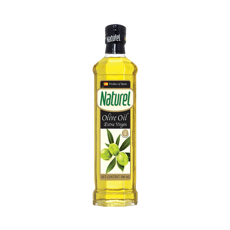 เนเชอเรล น้ำมันมะกอกเอ็กซ์ตร้าเวอร์จิ้น ชนิดขวด 500 มิลลิลิตร x1 Naturel extra virgin olive oil 500 ml x 1 bottle