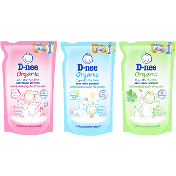 D-Nee ดีนี่ ผลิตภัณฑ์ปรับผ้านุ่มเด็ก ถุงเติม 600 มล. (เลือกกลิ่นได้)
