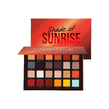 "Shade Of Sunrise" อายแชโดว์พาเลตต์ 24 สี โทนสีส้ม แดง คอปเปอร์ ShadeToo - 24 Colors Eyeshadow Palette