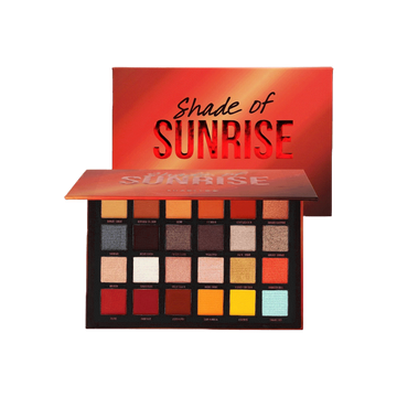 "Shade Of Sunrise" อายแชโดว์พาเลตต์ 24 สี โทนสีส้ม แดง คอปเปอร์ ShadeToo - 24 Colors Eyeshadow Palette