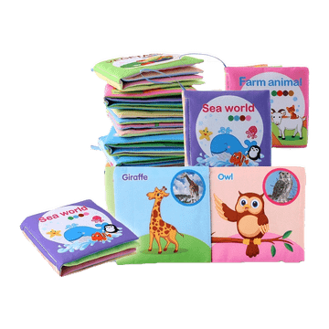 โปรโมชั่น : หนังสือผ้า สำหรับเด็ก เสริมพัฒนาการเด็ก หนังสือรูปภาพ ของเล่นเด็ก