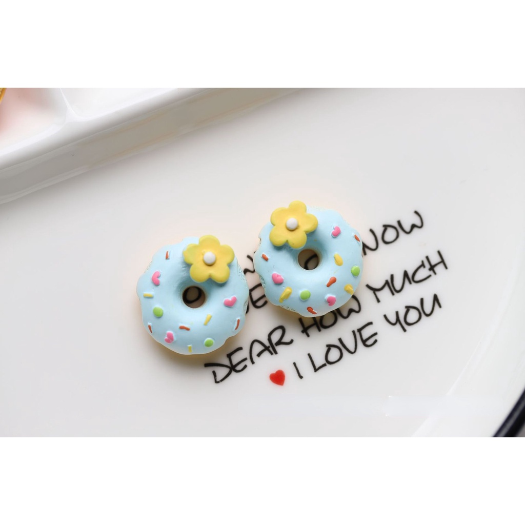 สับปะรดน่ารัก Jibits croc Doughnut Jibbits Daisy Jibitz Crocks Wave Point croc Charm สําหรับผู้หญิงอุปกรณ์รองเท้าตกแต่ง